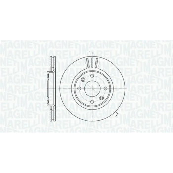 Fren Diski Corsa F / Crossland X / Partner / Berlıngo / C Elysee / 301 / C3 / Ön Havalı 266-4 (Set) (Oem No: 1613191380)