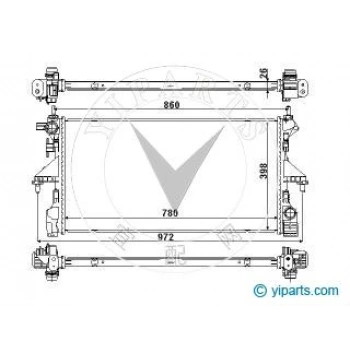 Radyatör Su Boxer / Jumper 15Sonrası 2.0 Bluehdı (Mt) (Oem No: 1613996380)