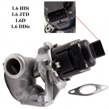 Focus C Max Fiesta C4 307 407 Scudo 2 2002 2011 Egr Valfi Kablosuz   (9672880080) 1618.Nr (Oem No:1618Nr)