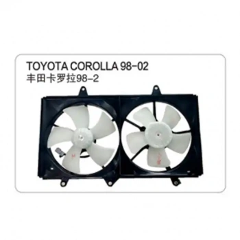 Fan Radyatör Corolla  98-02 Çiftli (Oem No: 16361-0D010)