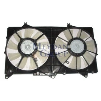 2001-2004 Toyota Camry Radyatör Ve Klima Fan Davlumbazı Çiftli Komple (9+7 Kanat) (Adet) (Oem No:163630A180)