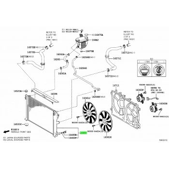 Radyatör Su Chr 16-19 M-T Brazıng (Oem No: 16400-0Y170)