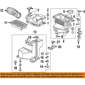 Kutu Hava Filtre Komple Cıvıc 16-21 Fc5 1.5 (Oem No: 17201-5Aa-A00)