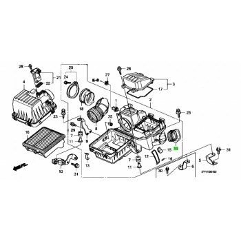 Hortum Hava Filtre Jazz 08-15 Alt (Oem No: 17243-Rb0-000)