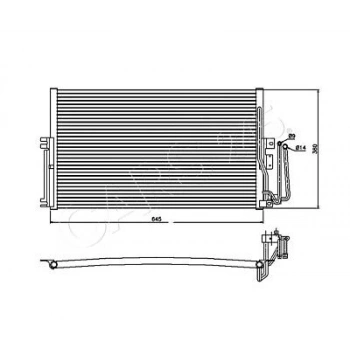 Radyatör Klima Vectra B 96-99 1.6-1.8-2.0 (Oem No: 1850062)