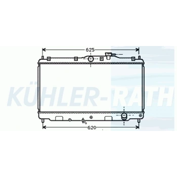 Radyatör Su Accord 90-93 / Rover 16Mm M-T Brazıng (Oem No: 19010-P45-505)