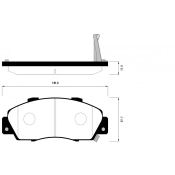 Fren Balatası Accord 92-03Crv 96-01 Ön Honda Accord (Oem No: 1902Blf3006008)