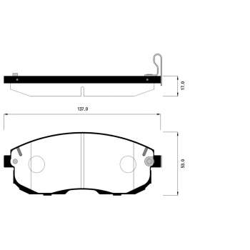 Fren Balatası Juke Ön None (Oem No: 1903Blf3001268)