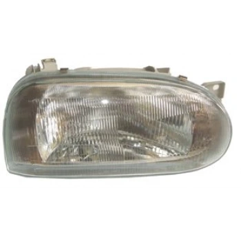 1992-1998 Volkswagen Golf 3 Far Lambası Sağ Elektrikli-Manuel-Sissiz-Çizgili Cam (H4) (Famella) (Adet) (Oem No:1H6941018An)