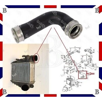 Turbo Hortumu İntercooler Hortumu Vw Golf4-Bora-A3-Toledo-Octavıa Agr-Alh-Ahf 1,9 Tdı 97-04 (Oem No: 1J0145834Ae)