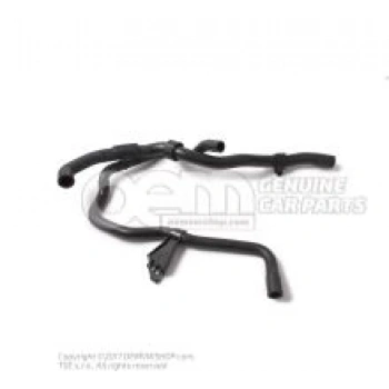 Radyatör Su Hortumu Üst Vw Golf6-Jetta-A3-Leon-Octavıa Cayb-Cayc 1,6 Tdı 10-13 (Oem No: 1K0121156Ds)