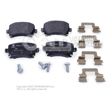 Fren Balatası Arka Gdb1622 / Fdb1636 Vw Caddy-Passat-Golf-Jetta-A3-A4-A6-Leon Bm 04- (Oem No: 1K0698451F)