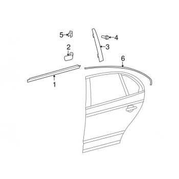 Cam Fıtılı Arka Sol Vw Jetta Bm 04-10 (Oem No: 1K5839477F5Ap)