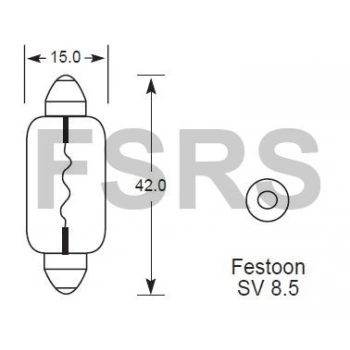 Ampul : Sofıt Tavan Lambası 12V10W Opel Astra F Astra G Astra H Corsa B Corsa C Vectra B Vectra C Bm 91- (Oem No: 2098421)