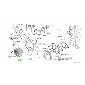 Fan Termiği Maxima  Blubırd (1 Adet) (Oem No: 21082-W4401)