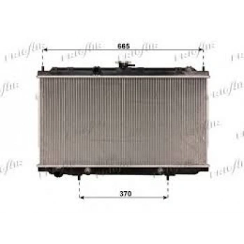 Radyatör Su Prımera 02-08 / Almera 00-06 A-T Brazıng (Oem No: 21460-Bm702)
