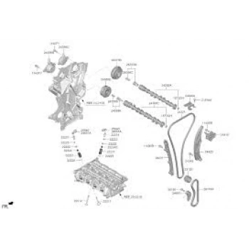 Eksantrik Mili Elantra 21Sonrası 1.6 Benzinli Egzoz (Oem No: 24200-2M020)