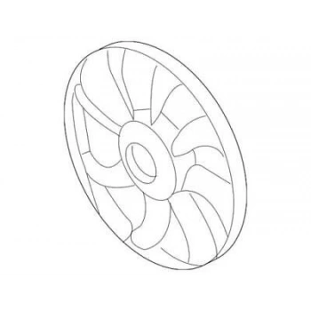 Pervane Radyatör Fan Getz 03-11 Benzinli (Oem No: 25231-1C360)