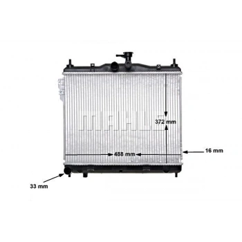 Radyatör Su Getz 03-11 Benzinli M-T Brazıng (Oem No: 25310-1C100)