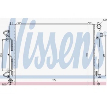 Su Radyatörü Oem Doowon A/T 490X640X18 Kore Carens D4Ea 2,0 Dızel 2006- (Oem No: 253101D210)