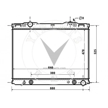 Radyatör Su Sorento 03-06 26Mm A-T Brazıng (Oem No: 25310-3E050)