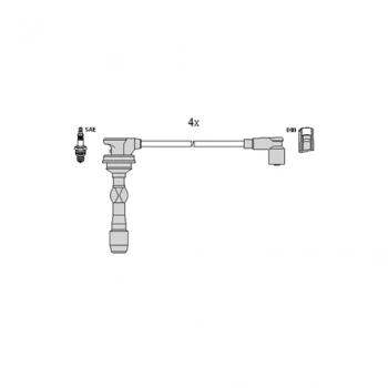 Buji Kablosu Tek İ20 1.2Cc 12Sonrası No:4 (Oem No: 27450-03010)