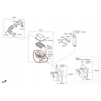 Kutu Hava Fıltre Alt İ20 15-18 Dizel (Oem No: 28112-C8200)
