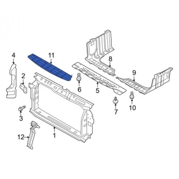 Fan Davlumbazı : Üst Parça Kore Accent Blue 1,4-1,6 Benzın 2011- (Oem No: 291351R500)
