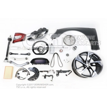 Kapı Bandı Ön Sag Vw Caddy Bm 04-10 (Oem No: 2K0853516E 9B9)