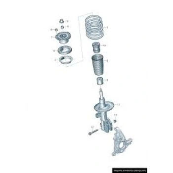 Amortısör Lastiği Ön Vw Crafter-Man Tge Bm 16- (Oem No: 2N0412303H)