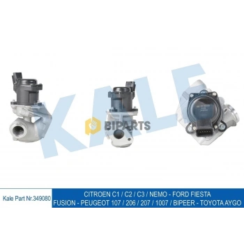 Fiesta Psa  Egr Valfi 9673258680 (Iv)   Su Sogutmalı (Oem No:2S6Q9D475Bd)