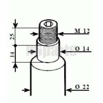 Amortısör Ön Sag/Sol Bmw E34 M20-50 90-95 (Oem No: 31321135858)