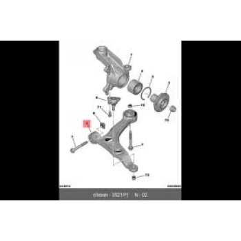 Salıncak Burcu Arka Psa Boxer Iıı 2.2 Hdı 06- (Oem No: 3521.P1)