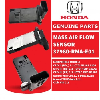 Sensör Hava Akış Cıvıc 14Sonrası 1.6 Dizel / Crv 07Sonrası 2.2 / 12Sonrası 1.6 I-Dtec (Oem No: 37980-Rma-E01)
