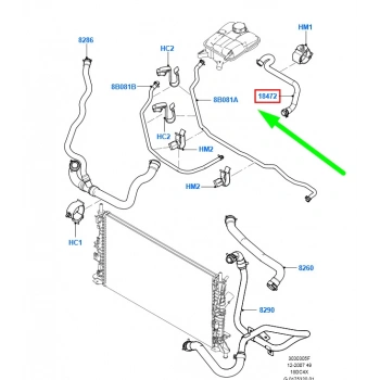 Kalorıfer Hortumu Ford Focus 1.8 Tdcı 04- (Oem No: 3M5H 9Y438 Ac)