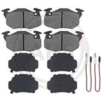 Ön Fren Balata 105 Mm (+4 Kablo) Psa 106 / 206 / R9 / R11 / Clıo 85- (Oem No: 4250.97 / 7711 130 034)