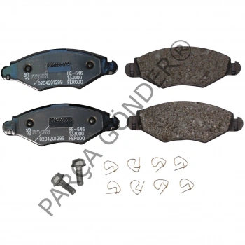 Fren Balatası Ön Psa 206 Hdı 1.4 Hdı 04- (Oem No: 4254.94)