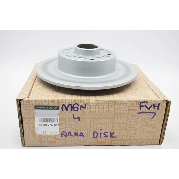 Fren Diski Arka Rulmanlı Kıt - 1 Adet Renault Megane Iv (Sedan) Bm 15- (Oem No: 432027412R)