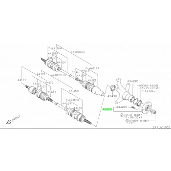 Teker Poryası Swıft  90-01 Ön (Oem No: 43420-50830)
