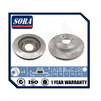 Fren Diski Ön Japon Corolla (E9, E10, E11) (Karbüratör) 1.3 91-99 (Oem No: 43512-12330)