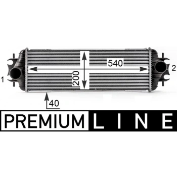 Turbo Radyatörü 540X176X40 Opel Vıvaro A Trafıc Iı 1.9Cdtı F9Q-760 F9Q-762 01- (Oem No: 4408078)