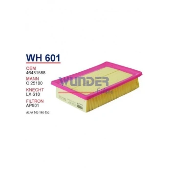 Hava Filtresi Fıat Marea/Bravo/Brava/Alfa Romeo 145, 146 1,4-1,6-2,0 94- (Oem No: 46481588)