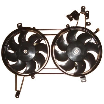 1997-2007 Fiat Marea Radyatör Fan Davlumbazı 1,9 Jtd Çiftli Komple (Sac) (8+8 Kanat) (Adet) (Oem No:46550446)