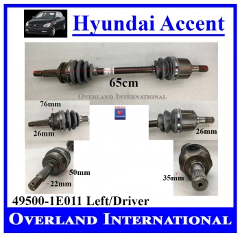 Aks Komple Ön Accent 06-11 Era / Benzinli Sol25×25X52.5X637Mm (Oem No: 49500-1E011)