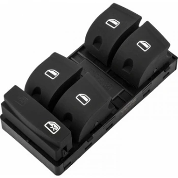 Cam Dügmesı Dörtlü / Kromsuz Vw A3-A6-Q7 Bm 05-15 (Oem No: 4F0959851)