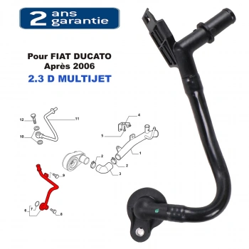 Devırdaım Hortumu Fıat Ducato/Iveco Daıly 2,3 06- (Oem No: 504102965)