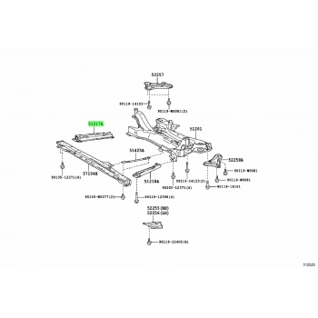 Travers Corolla 06-13 Sağ Ön (Oem No: 51107-02010)