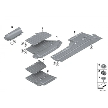G30 F90 M5 G38 7G11 G12 8G15 2017  Egzoz Alt Bakalit  (Oem No:51757340174)