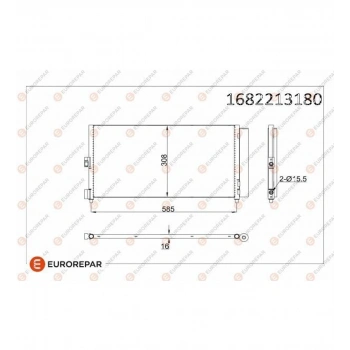 Klima  Radyatörü Fıat Doblo/Punto/Idea 1,3-1,9 01- (Oem No: 51804991 /1610159380)