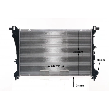 Su Radyatörü 620X394,5X26 Fıat Egea 1.3 / 1.6 Mjet / 1.4 Benzınlı 15- (Oem No: 52052630)